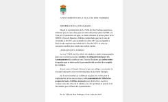 Información sobre la subida de la Tasa de Basuras