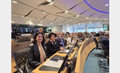 El alcalde de La Villa de don Fadrique, Jaime Santos Simón, defiende en Bruselas la continuidad y autonomía de los fondos Leader